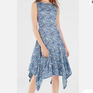 BCBG Jacquard Asymmetrical Dress